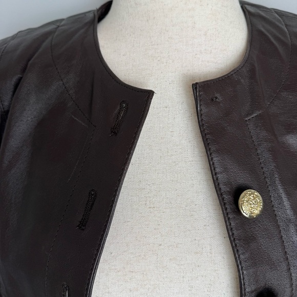 Vintage Leather Jacket by Moda Spiegel - Picture 3 of 10